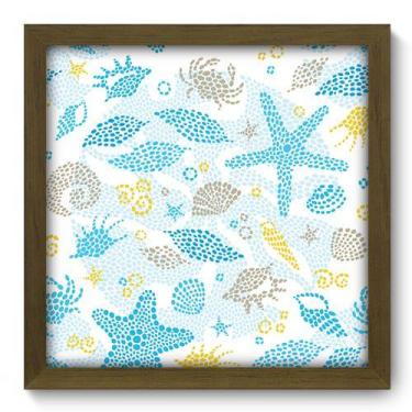 Imagem de Quadro Decorativo - Fundo do Mar - 33cm x 33cm - 067qdkm - Allodi
