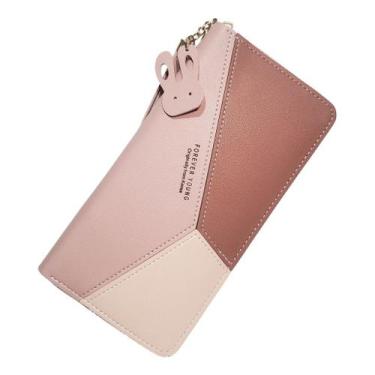 Imagem de Carteira Feminina material sintético Forever Young Envio 24h, Rosa
