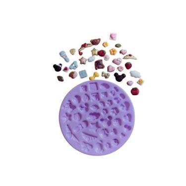 Imagem de F1174 molde de silicone apliques diversos confeitaria biscuit - confei