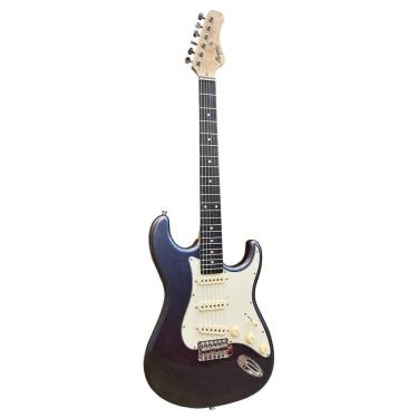 Imagem de Guitarra Tagima Memphis MG-30 Metallic Deep Silver - Escala Escura com Escudo Aged White