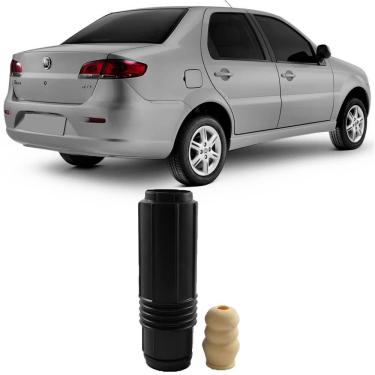 Imagem de Kit Batente Coifa Amortecedor Fiat Palio Siena 96 a 2017 Traseiro Newparts NPK113TP