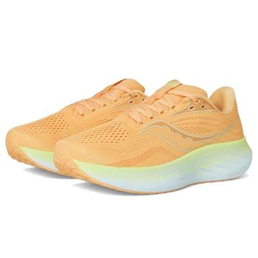 Imagem de Saucony Tênis feminino Ride 18, pêssego/ensolarado, 35
