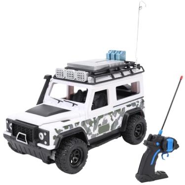 Imagem de Diydeg 1/24 Carro RC, Controle Remoto Fora do Veículo de Brinquedos de Estrada para Crianças de 6 Anos ou Mais Com Luzes LED e Som, Todo o Carro de Escalada Elétrica para Meninas (Branco)