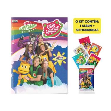 Imagem de Livro - Álbum Oficial Gato Galáctico + 10 envelopes de figurinhas