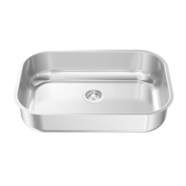 Imagem de Cuba Cozinha Gourmet Pia Aço Inox Alto Brilho 56X35X17Cm
