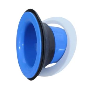 Imagem de Fenteer Amplificador de bumbo para bumbo Amplificador de Proteção para orifício de som para de som para bateria Peças para de, Azul