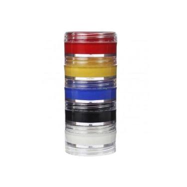Imagem de Kit Tinta Facial Cremosa 5 cores - Color Make