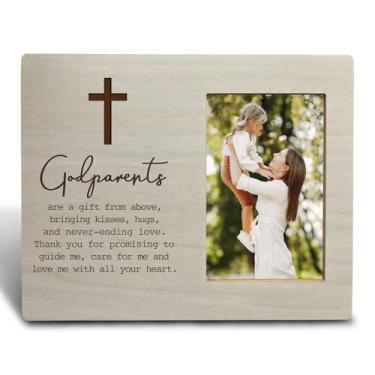 Imagem de FHUGX Porta-retratos para padrinhos para batismo, 10 x 15 cm, presente de pedido de padrinhos, presente de agradecimento aos meus padrinhos, presentes de casamento