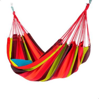 Imagem de Rede Dormir Descanso balanço Casal INMA Luxo Design Moderno Listrada C