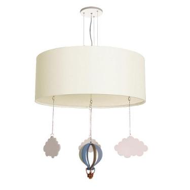 Imagem de Luminária de teto Pendente Balão Cúpula 40x15cm - Tom Luz Iluminação, 