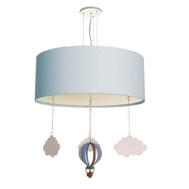 Imagem de Luminária de teto Pendente Balão Cúpula 40x15cm - Tom Luz Iluminação, 