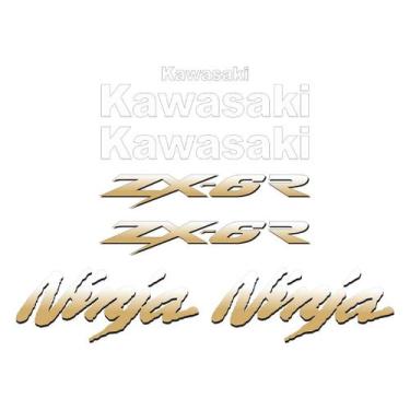 Imagem de Adesivo Compatível para Kawasaki ZX-6R 1999 a 2002 - Protetor Tank Pad