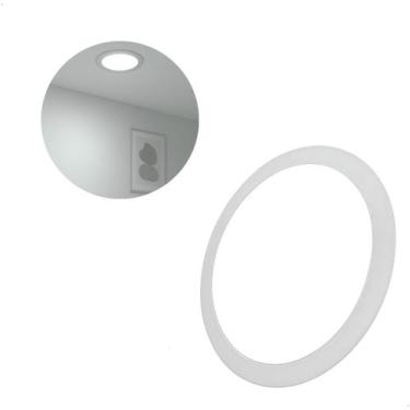 Imagem de Luminária Painel Led Embutir Redonda 18w 6500k Branca 22cm - CRIE CONS