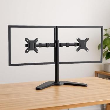 Imagem de Suporte De Mesa Duplo Articulado Monitor TV 15-27 Polegadas