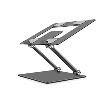 Imagem de Suporte de computador com suporte ajustável para tablet base de liga de alumínio para notebook (cor: 1) (2) (1)