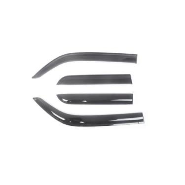 Imagem de GRJQRKHZ Defletor de janela lateral de carro para F&ord Escape 2001-2007 Weathershied viseira de porta vento sol proteção chuva janela lateral defletores de vento