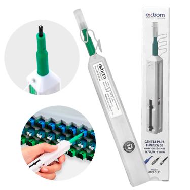 Imagem de Caneta para Limpeza de Conectores Ópticos Fibra Óptica [2,5mm]