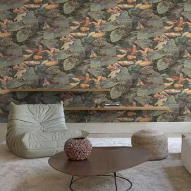 Imagem de Papel de Parede Wanderlust Folhagem Verde WL2401