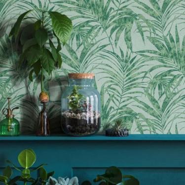 Imagem de Papel de Parede Ivy Folhagem Verde 6803-60