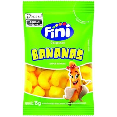 Imagem de Balas De Gelatina Bananas Fini Com 12 Unidades