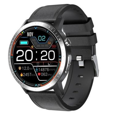 Imagem de Relógio Inteligente Smartch Rc06 à Prova D'água Cinza Com Caixa De Varejo