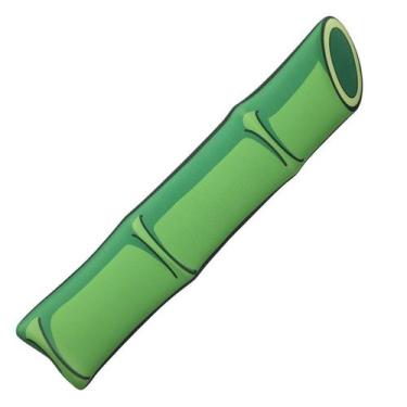 Imagem de Mouse pad de design de bambu grande com apoio de pulso em espuma visco