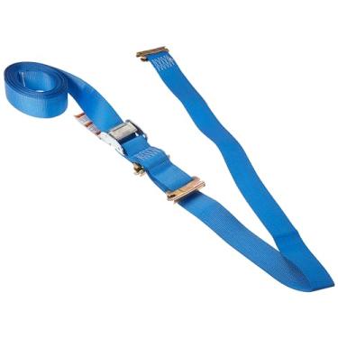 Imagem de Ancra Cargo 49025-22: Correia de logística, eletrônicos, fivela de came 2 x 3,5 m W/mola E acessórios mais extra E encaixe fixo - azul