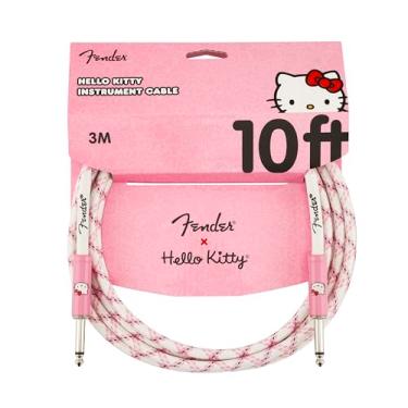 Imagem de Fender Cabo de tecido Hello Kitty branco/rosa, 3,5 m