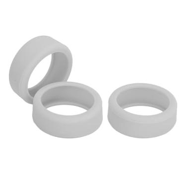 Imagem de Capas de anel de silicone para anel inteligente, capa protetora de ajuste universal, à prova de arranhões, capas para a pele para exercícios esportivos, pacote com 3 (cinza)