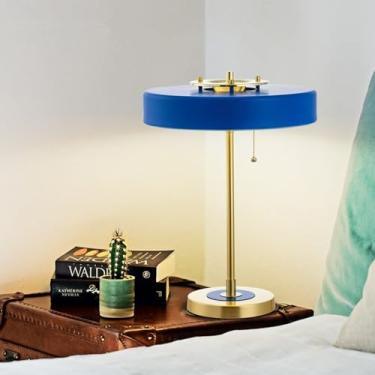 Imagem de Luminária de mesa contemporânea LED vintage criativa e moderna para cabeceira, escrivaninha, ideal para decoração de sala de estar e quarto (Estilo G)