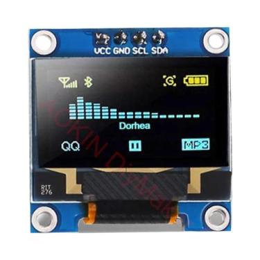 Imagem de Módulo De Tela OLED 128x64 De 0,96 Polegadas I2C SPI Serial Para Ardui