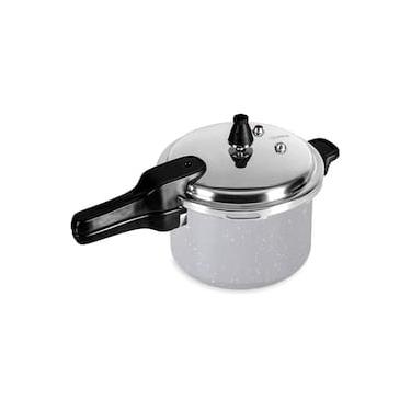 Imagem de Panela de Pressão Brinox Ceramic Life Super 5,4L Antiaderente Indução Cinza
