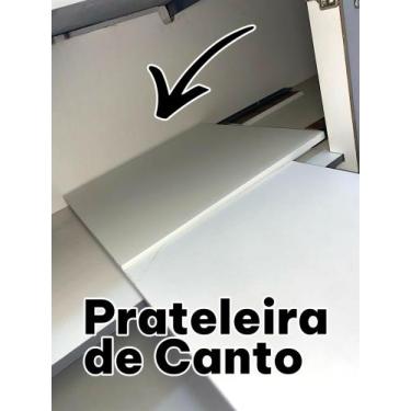 Imagem de Prateleira Deslizante de Canto Sem Borda  Ideal para Cantos Inutilizad