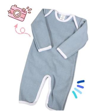 Imagem de Macacao bebe enxoval quentinho e flanelado para meninas e meninos - Ta