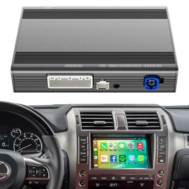 Imagem de Adaptador de caixa de interface Linux para Lexus GX 2014 2015 2016 2017 2018 2019 2020 sem fio CarPlay Android Auto Fit para atualização de rádio de carro original navegação GPS