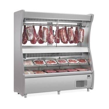Imagem de Balcão de Açougue Refrigerado Triplex Cinza 220V GEVD-210 CZ Gelopar