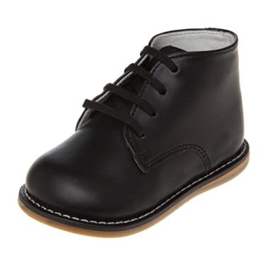 Imagem de Tênis de caminhada Josmo Logan Baby – Sapatos de bebê confortáveis, antiderrapantes, Preto, 6.5 Toddler