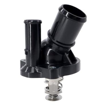 Imagem de HiSport Conjunto de carcaça do termostato de refrigeração do motor 902-733 - Compatível com Lincoln MKZ Mercury Mariner Milan Ford Ecosport Escape Mazda 3 5 6 B2300 substitui 3M4G8575AC L32715170