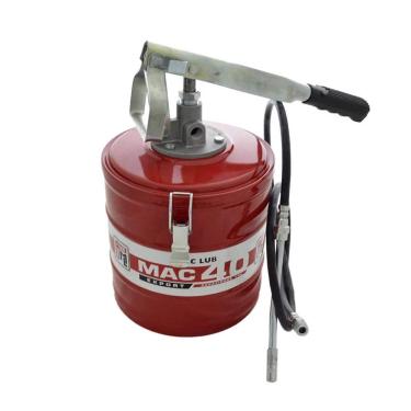 Imagem de MAC LUB 40 Engraxadeira Manual 7 kg com Balde | Até 3.000 psi | Mangueira 1,3 m | Aço carbono + alumínio | Uso industrial, agrícola, frotas e oficina