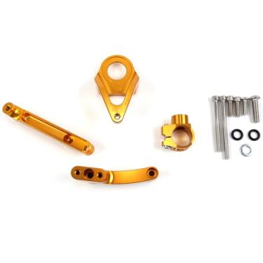 Imagem de Suporte estabilizador de amortecedor de direção Arashi para Suzuki Hayabusa GSXR 1300 GSX1300R 1998-2020 Gen 1 2, peças de acessórios de motocicleta douradas