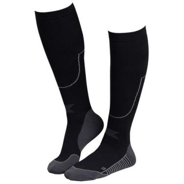 Imagem de Meia 3/4 de Compressão Running Power Fit - Lupo, Preto, 41-44