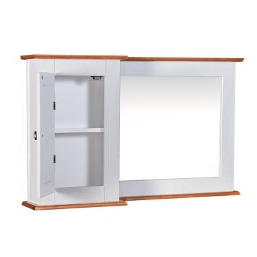 Imagem de Conjunto Para Banheiro Dália 2 Portas E 1 Gaveta E 1 Nicho Cor Laca - Branca