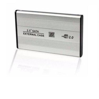 Imagem de Case Em Aluminio Hd 2.5 Notebook Sata P/ Usb 2.0 - Prata