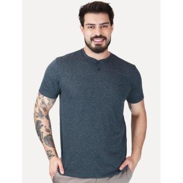 Imagem de Camiseta Aramis Masculina Regular Moline Gola Portuguesa Azul Marinho 