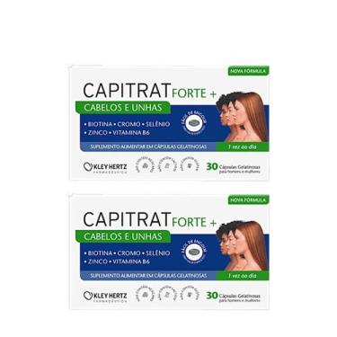 Imagem de Kit 2 Capitrat Cabelos e Unhas Nutrição Capilar 30 Cap - KLEY HERTZ