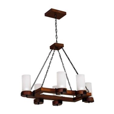 Imagem de Lustre Country Envelhecido 6 Lâmpadas 1206E