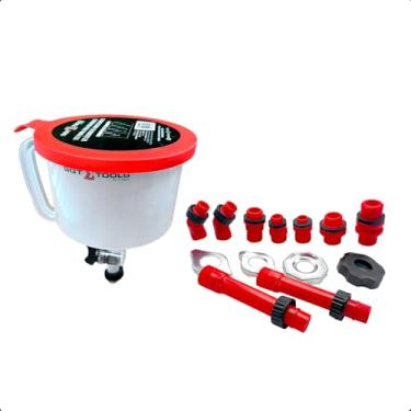 Imagem de Kit Funil para Enchimento de Líquido de Arrefecimento – Com Adaptadores, Sem Vazamentos, Uso Profissional - Sigma Tools