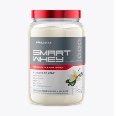 Imagem de Whey Protein Smart 903g - CELLGENIX NUTRITIONAL SCIENCE (903g, Baunilha)