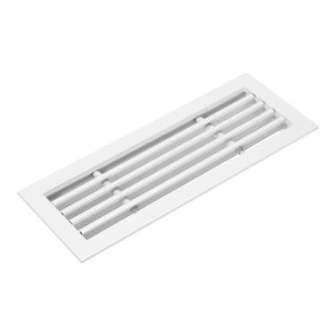 Imagem de PATIKIL Grade de ventilação de ar de barra linear de 30 x 10 cm, 1 peça de alumínio removível para cobertura de ventilação, difusor de ar para teto, fornecimento e retorno de ar HVAC de parede lateral