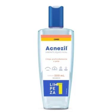 Imagem de Sabonete Líquido Facial Acnezil 200 ml Cimed P/ Pele Oleosa